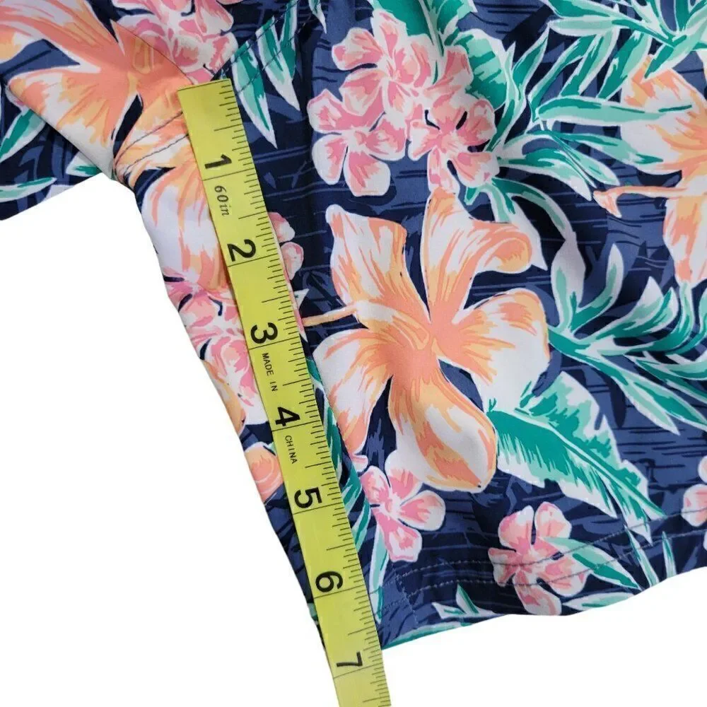 Vineyard Vines Chappy Swim Trunks Mens Size 2XL Mesh Brief Floral Tropical XXL‎